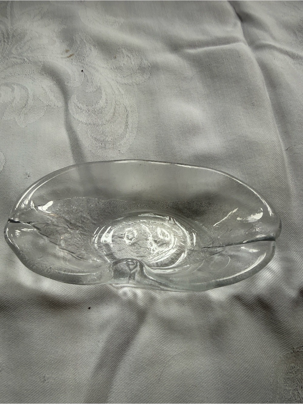 Kosta Boda Clear art Glass oval Decorative Bowl